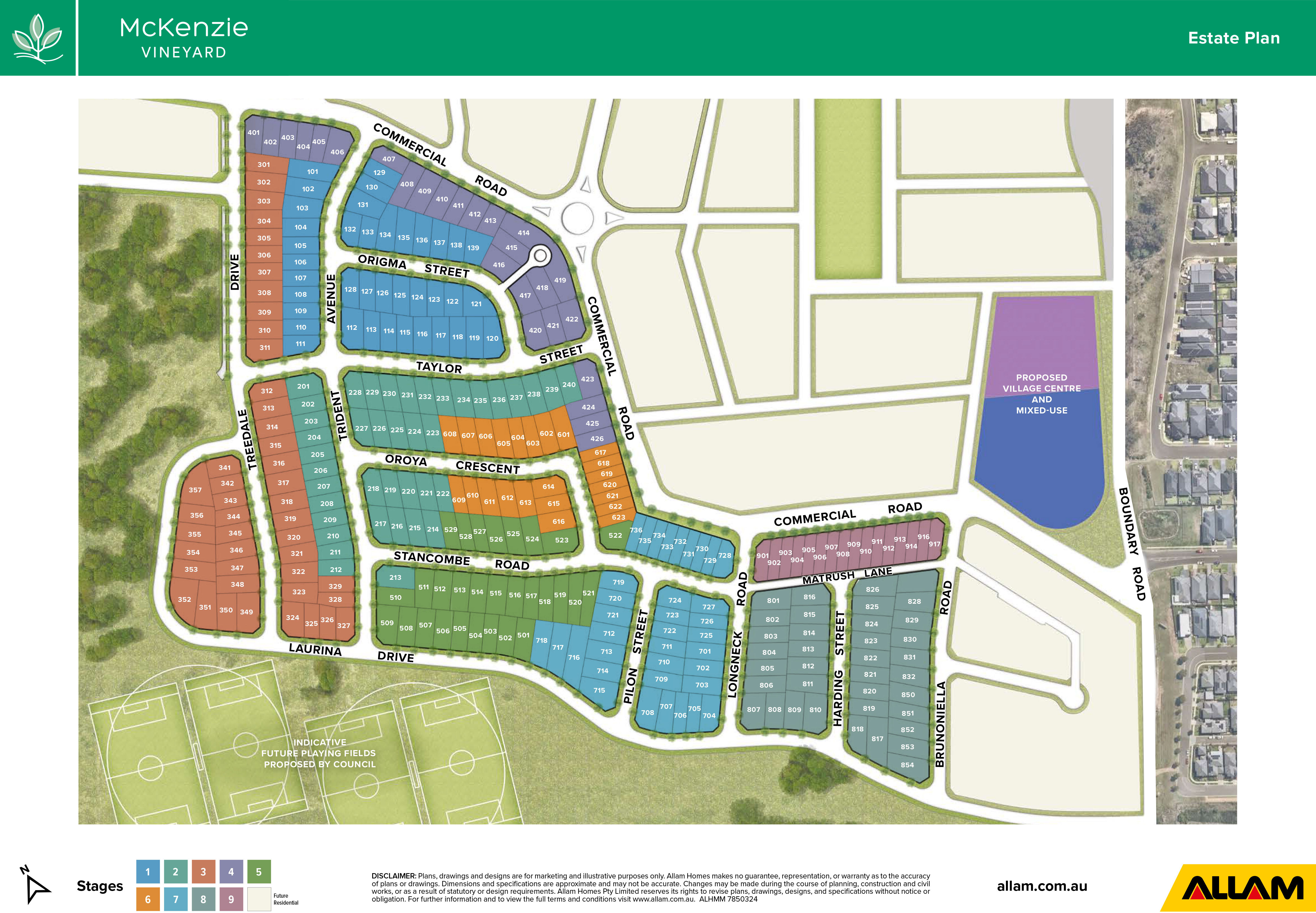 ALHMM 7850324 Mc Kenzie Estate Plan Masterplan A3 web
